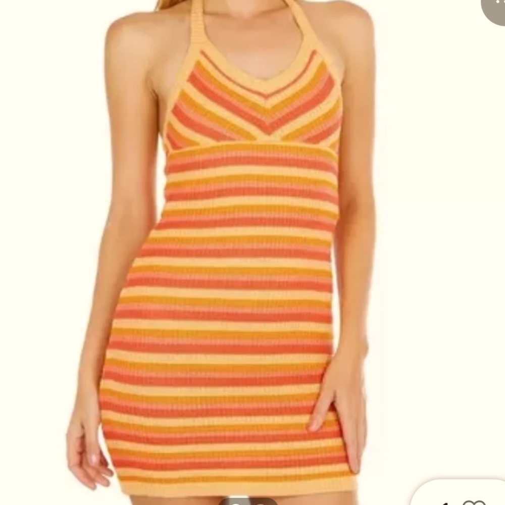 Sleeveless Striped Knit Dress NWT